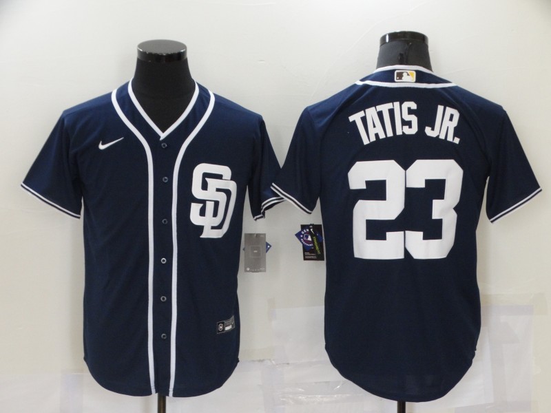 Men's San Diego Padres Fernando Tatis Jr. #23 Navy Stitched Jersey